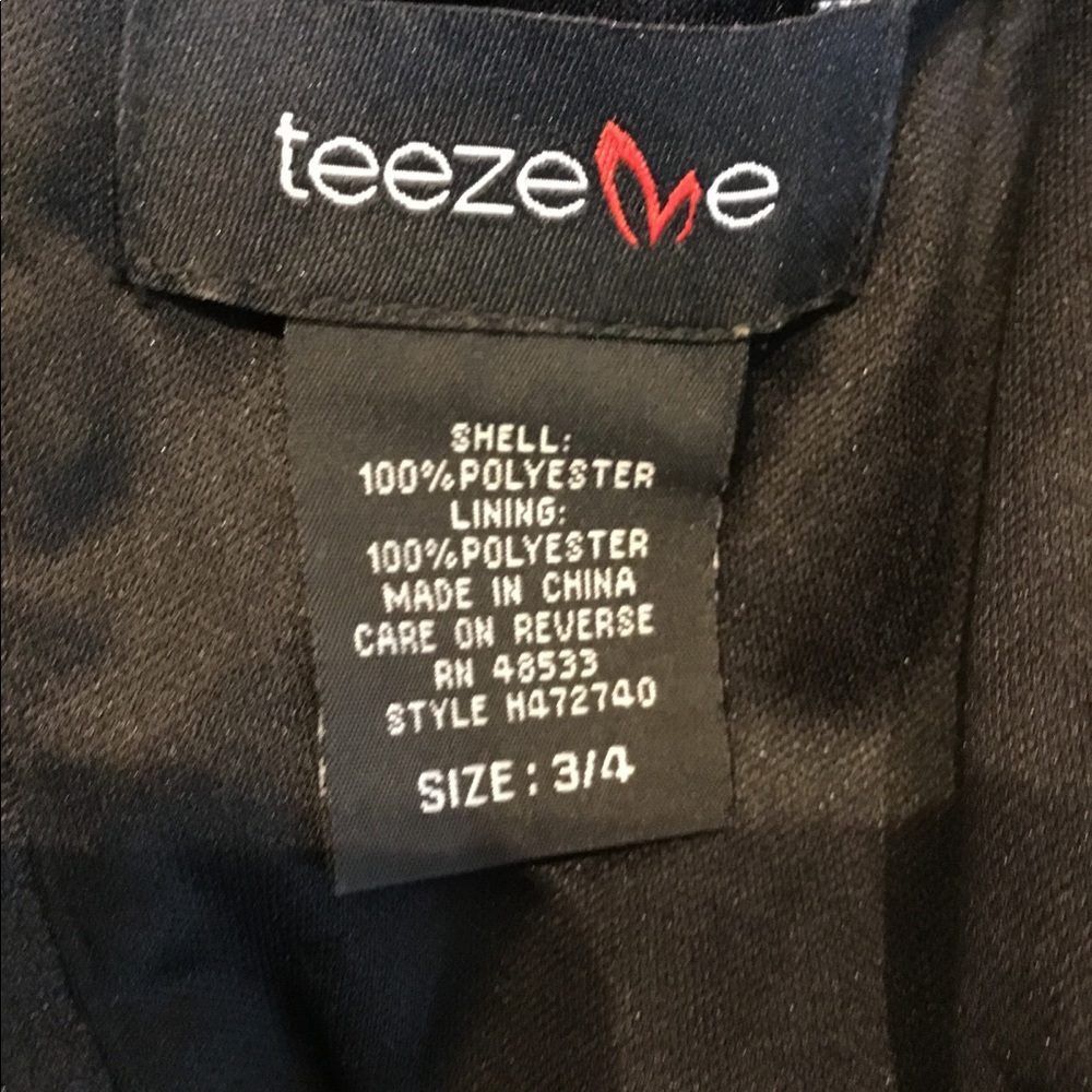๐ฅ TEEZE ME DRESS SIZE 3/4 - Picture 8 of 8